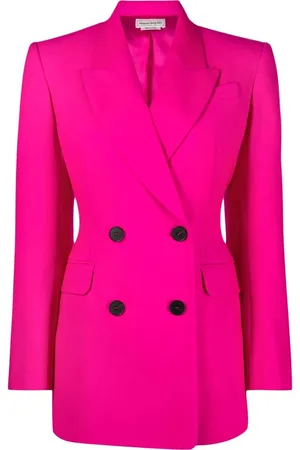 Alexander McQueen Blazer à boutonnière croisée