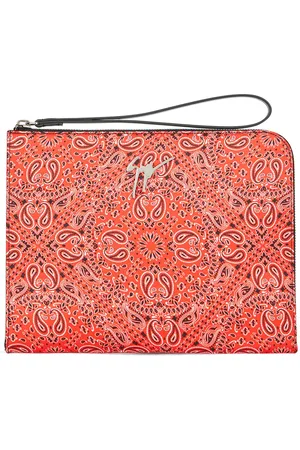 Giuseppe Zanotti Pochette à motif cachemire