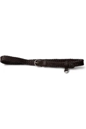 Prada Ceinture en cuir à design tressé