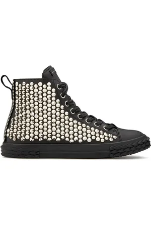 Giuseppe Zanotti Baskets à ornements cloutés