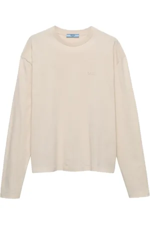 Prada T-shirt à manches longues et logo
