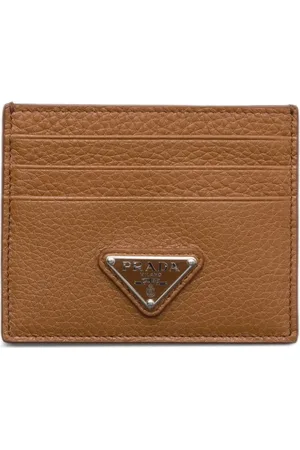 Prada Porte-cartes en cuir