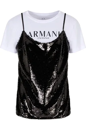 Armani Exchange T-shirt brodé de sequins