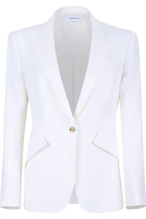 Alexander McQueen Blazer à design texturé
