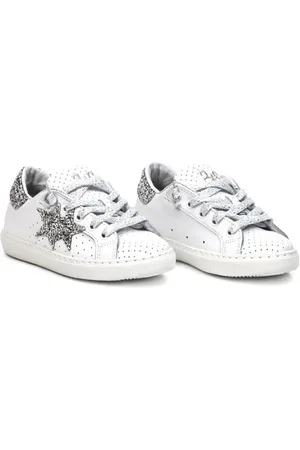 2 stars Baskets en cuir