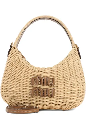 Miu Miu Sac cabas en raphia