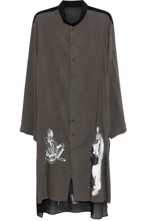 YOHJI YAMAMOTO Chemise à imprimé message