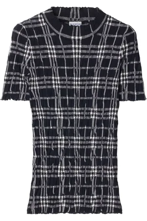 Burberry Haut en maille à carreaux