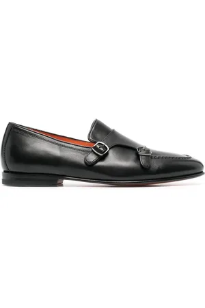 santoni Chaussures en cuir à double boucles