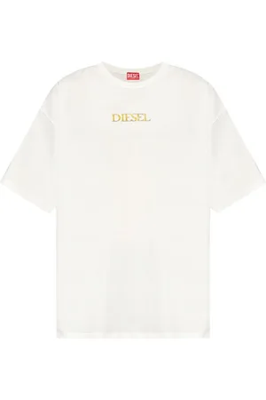Diesel T-shirt en coton à logo imprimé