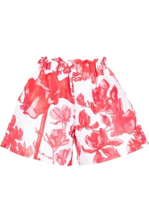 Kika Vargas Short froncé à fleurs