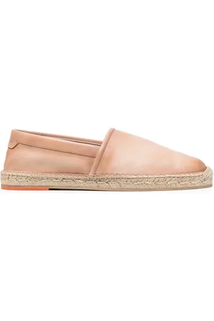santoni Mocassins en cuir à effet dégradé