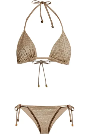 Balmain Bikini à logo imprimé