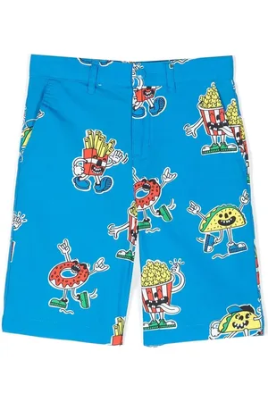 Stella McCartney Short chino à imprimé graphique