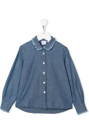 Aspesi Chemise en jean à bords francs