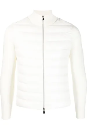 Moncler Cardigan zippé à design matelassé