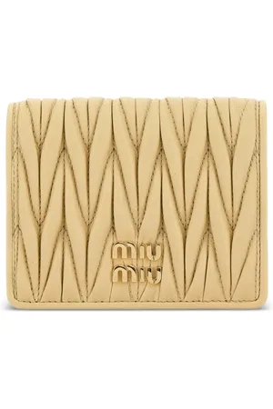 Miu Miu Petit portefeuille en cuir matelassé