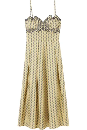 Claudie Pierlot Robe longue à col v