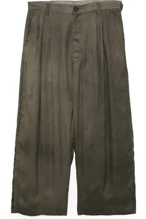 ZIGGY CHEN Pantalon ample à design plissé