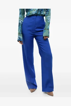 Alexander McQueen Pantalon de tailleur à coupe droite