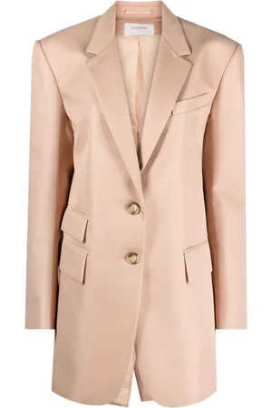 Sportmax Blazer boutonné à revers crantés