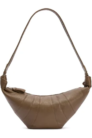 LEMAIRE Sac porté épaule Croissant médium en cuir
