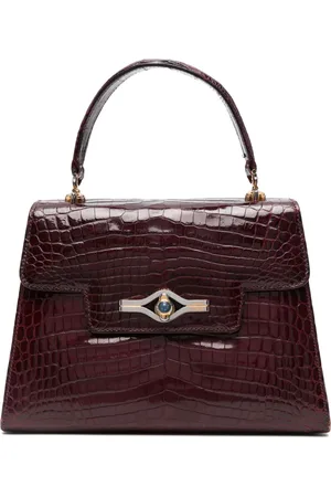 Gucci Sac à main à effet peau de crocodile