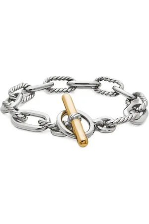 David Yurman Bracelet DY Madison Toggle en or 18ct et sterling (11 mm)