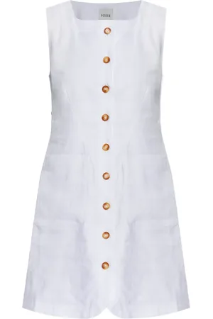 POSSE Robe courte en lin