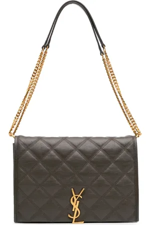 Saint Laurent Mini sac porté épaule Becky Chain en peau d