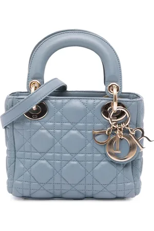 Dior Sac à bandoulière Cannage Lady Dior en peau d