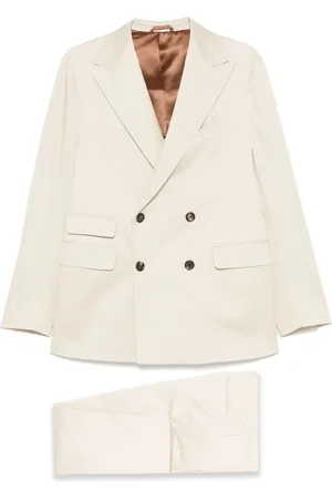 DoppiaA Costume à veste à boutonnière croisée