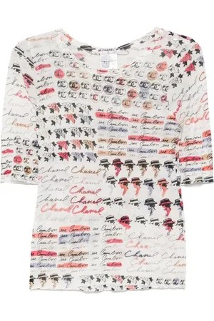 CHANEL T-shirt à imprimé graphique (2006)
