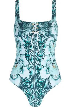TEMPERLEY LONDON Maillot de bain Liana à fleurs imprimées
