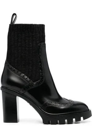 santoni Bottines à talon épais 85 mm