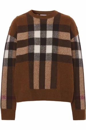 Burberry Pull en cachemire à carreaux