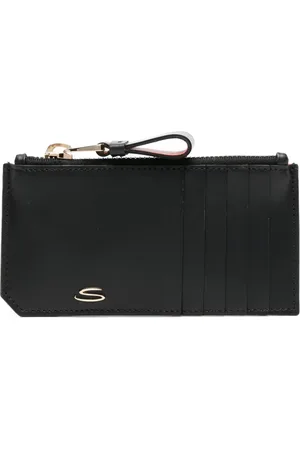 santoni Porte-cartes en cuir