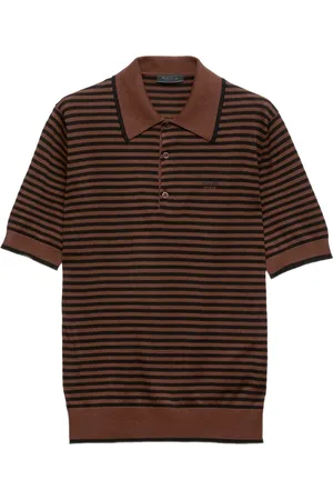 Prada Polo en coton à rayures