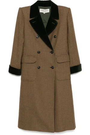 Saint Laurent Manteau à boutonnière croisée (années 1990-2000)
