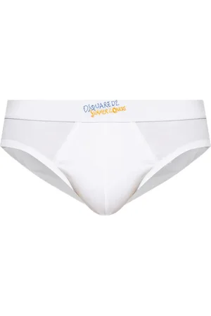 Dsquared2 Culotte blanche à logo brodé