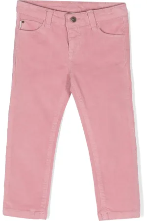 KNOT Pantalon en velours côtelé à patch logo