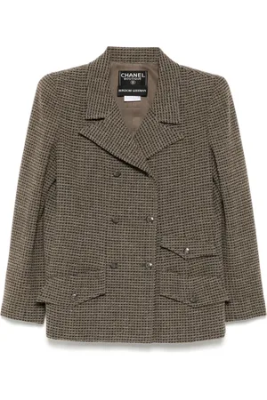 CHANEL Blazer à boutonnière croisée