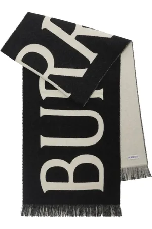 Burberry écharpe en laine à logo en jacquard