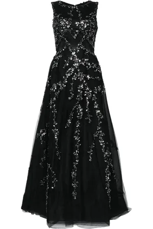 Saiid Kobeisy Robe longue en tulle