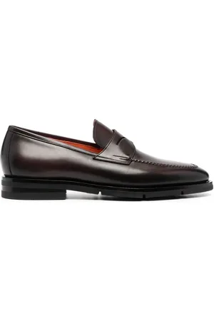 santoni Mocassins en cuir de veau
