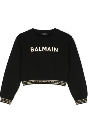 Balmain Sweat en coton à logo imprimé