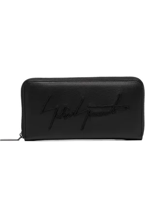 YOHJI YAMAMOTO Portefeuille à logos embossés