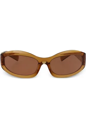 Miu Miu Lunettes de soleil à monture couvrante