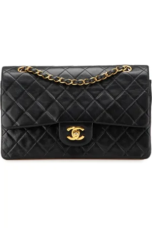 CHANEL Sac porté épaule Double Flap médium (années 1996-1997)