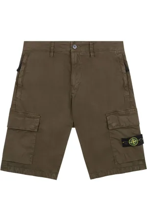 Stone Island Short cargo à patch logo